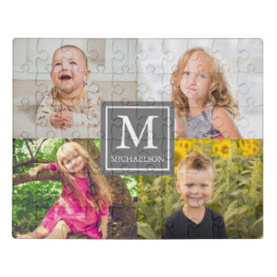 Family Photo Collage Jigsaw Puzzle