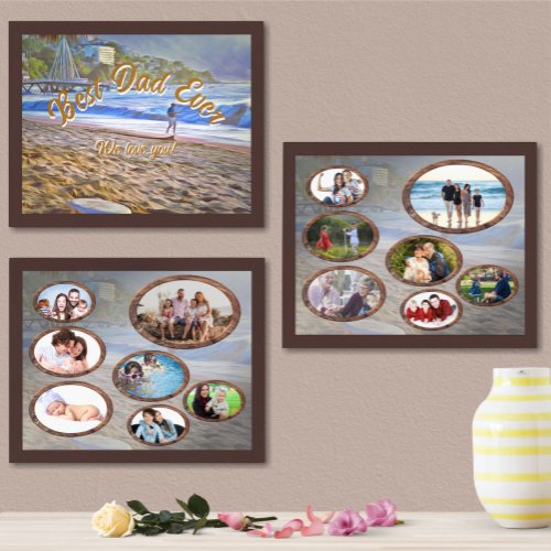 Family photo Collage Los Muertos Beach 786 Wall Art Sets