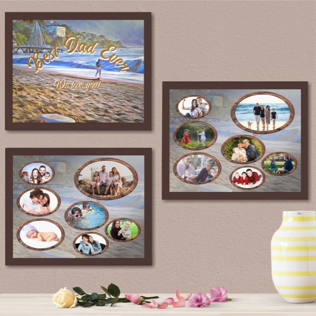 Family photo Collage Los Muertos Beach 786 Wall Art Sets (Creator Uploaded)