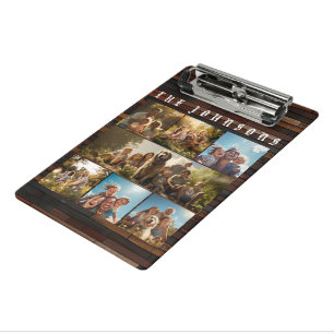 Family Photo Collage Mini Clipboard