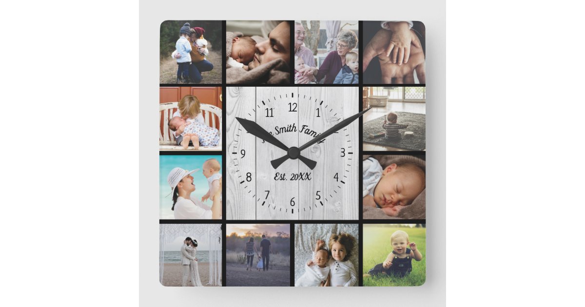 4 Photos Collage Frame-square