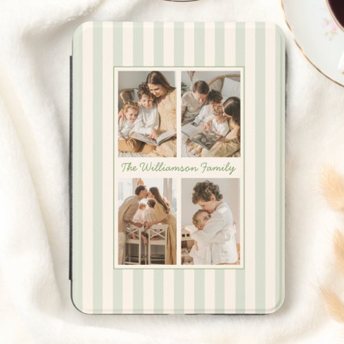 Family Photo Collage Personalized Script Kindle Cover