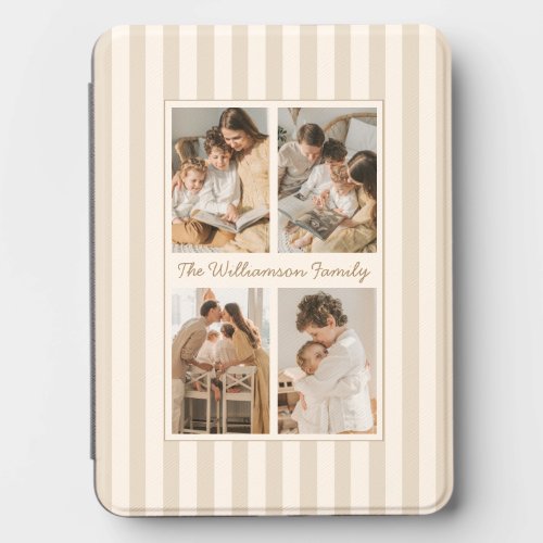 Family Photo Collage Personalized Script Kindle Cover