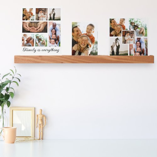 Family photo collage reunion perfect gift picture ledge