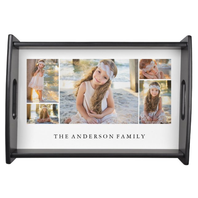 Family Photo Collage | Serving Tray (Front)