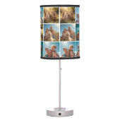 Family Photo Collage Table Lamp (Back)