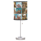 Family Photo Collage Table Lamp (Left)