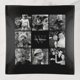Family Photo Collage Trinket Tray