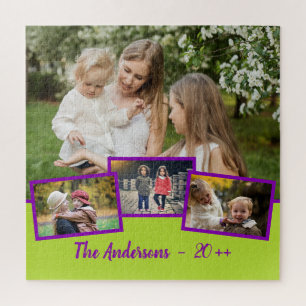 Family Photo 🧩✨ Custom Budget-Friendly Fun Jigsaw Puzzle