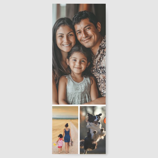 Family Photo Custom gift Bookmarks (Front)