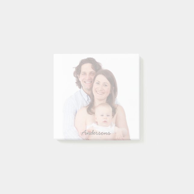 Family Photo Custom Name Notes (Front)