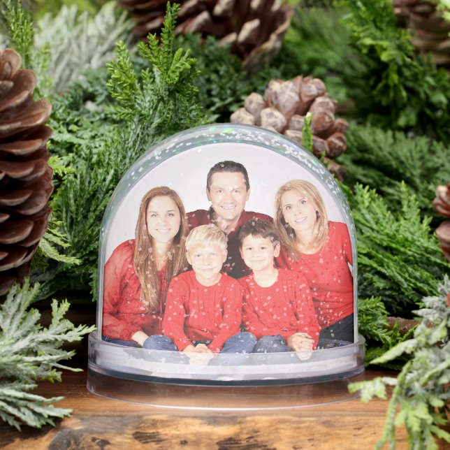 FAMILY PHOTO CUSTOM SNOW GLOBE (Winter)