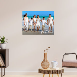 Family Photo Custom Travel Memory Poster
