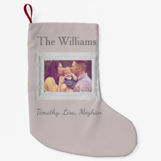 Family Photo Frame Christmas Small Christmas Stocking