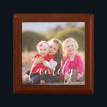 Family Photo Gift Box<br><div class="desc">Family photo personalized gifts. Photo credit Photography © Storytree Studios,  Stanford,  CA.</div>