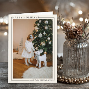 Family Photo Holiday Card Custom Christmas