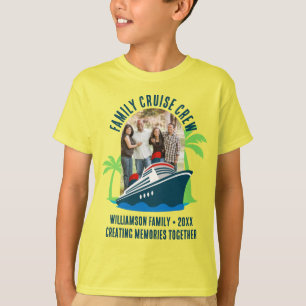 FAMILY Photo Holiday Travel CRUISE CREW  T-Shirt