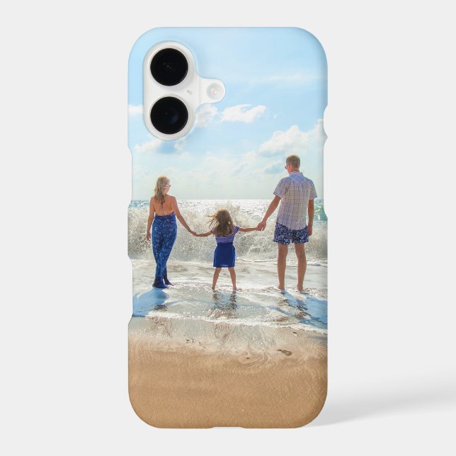 Family Photo iPhone Case Personalized (Back)