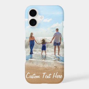 Family Photo iPhone Case Personalized Text