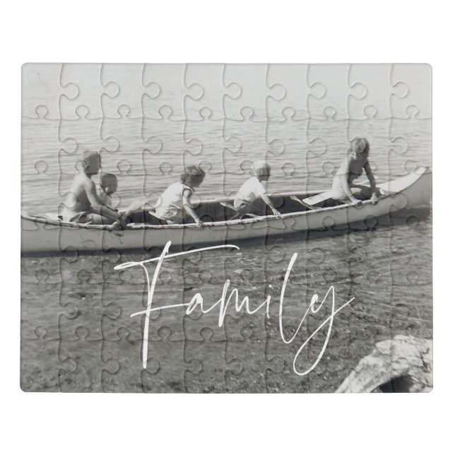Family Photo Jigsaw Puzzle (Puzzle Horizontal)