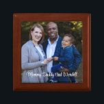 Family Photo Keepsake Box<br><div class="desc">A sweet family photo keepsake box. Replace this placeholder sample with your own family photo.</div>