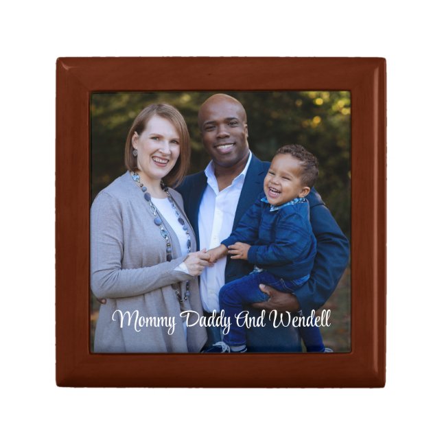 Family Photo Keepsake Box (Front)