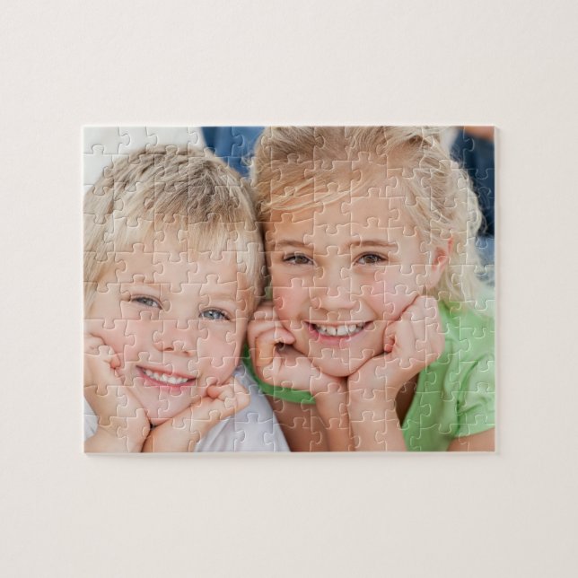 Family Photo Keepsake Custom Jigsaw Puzzle (Horizontal)