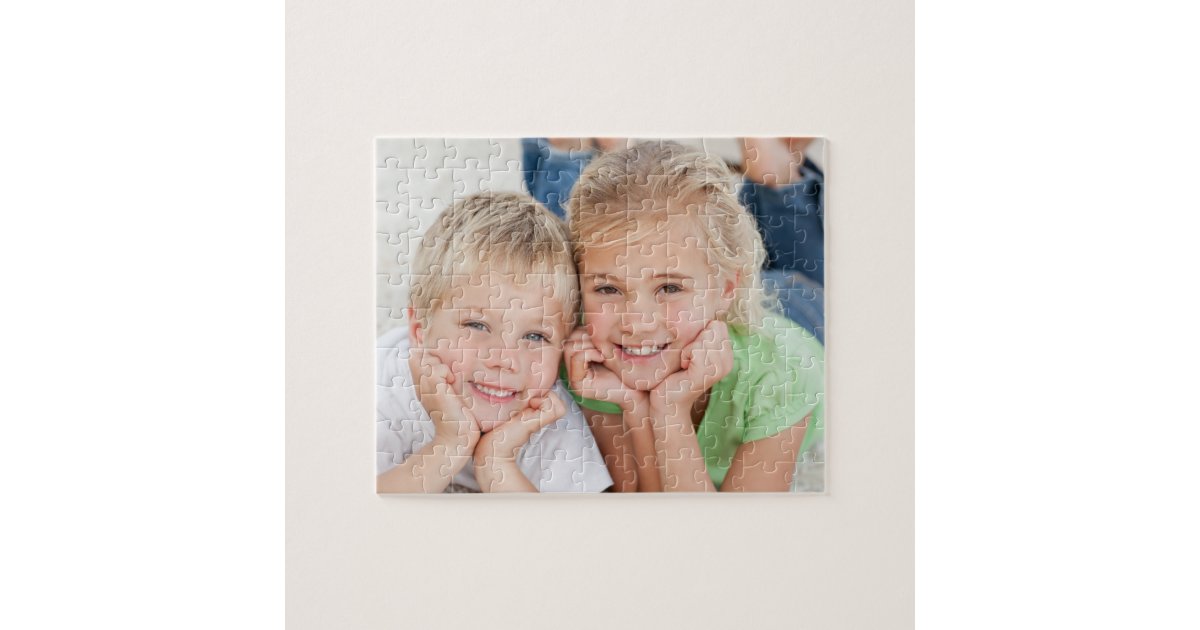 Family Photo Keepsake Custom Jigsaw Puzzle | Zazzle