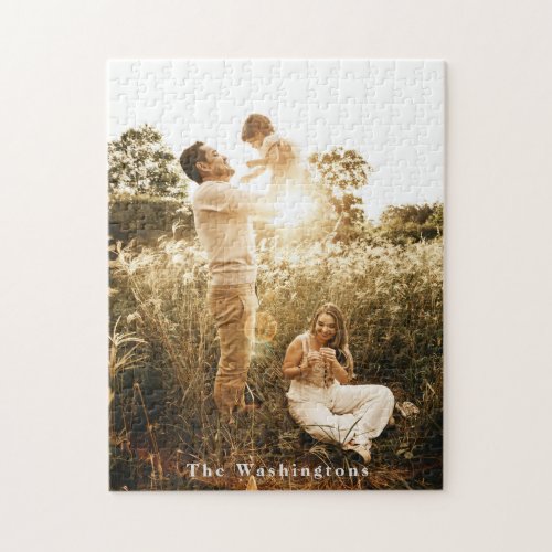 Family Photo Keepsake Jigsaw Puzzle