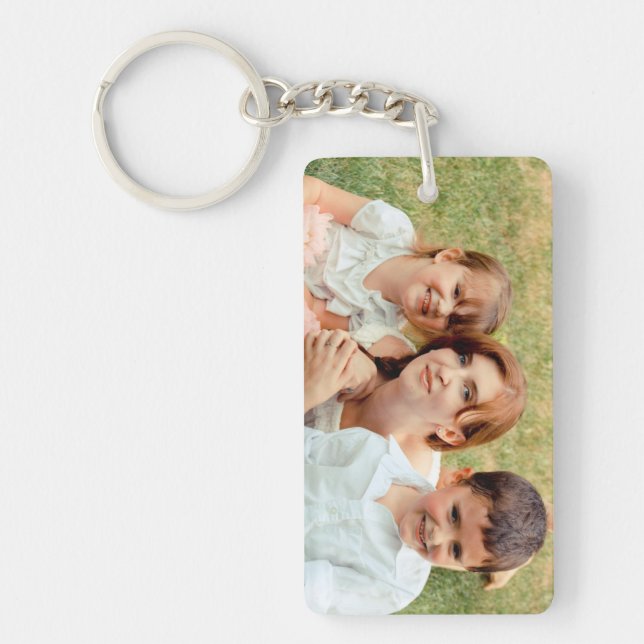 Family Photo Keepsake Keychain (Front)