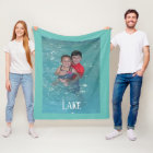 Family Photo Kid's Customized Fleece Blanket