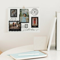 Family Photo Memories Fun Delivery Postage Stamps Calendar