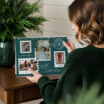 Family Photo Memories Fun Delivery Postage Stamps Calendar<br><div class="desc">Fun and memorable family photo memory postage stamps calendar. Design features our fun postage stamps photo collage design. Cover collage with 4 photos to display your special photos of your family and memories. Postage stamp elements with family signaure and monogram. Each month of the calendar features a single photo with...</div>