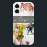 Family Photo Memories Love Script Custom iPhone 16 Case<br><div class="desc">Looking for the perfect gift to make mom's day extra special? Look no further than the Custom Family Photo Mom Memories Love Script Case-Mate iPhone Case. This personalized phone case is a unique and memorable way to show your love and appreciation to mom. Personalizing mom's new phone case makes it...</div>