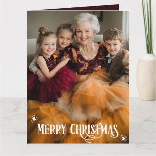 Family Photo Merry Christmas Card