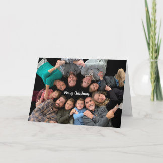 Family Photo Merry Christmas Holiday Card