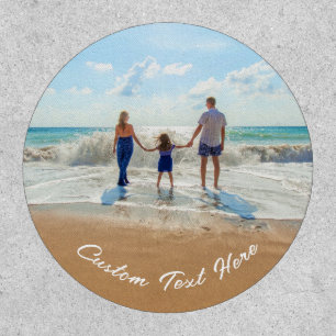 Family Photo Patch Personalized Text