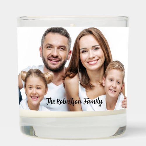  Family Photo Personalize Scented Candle