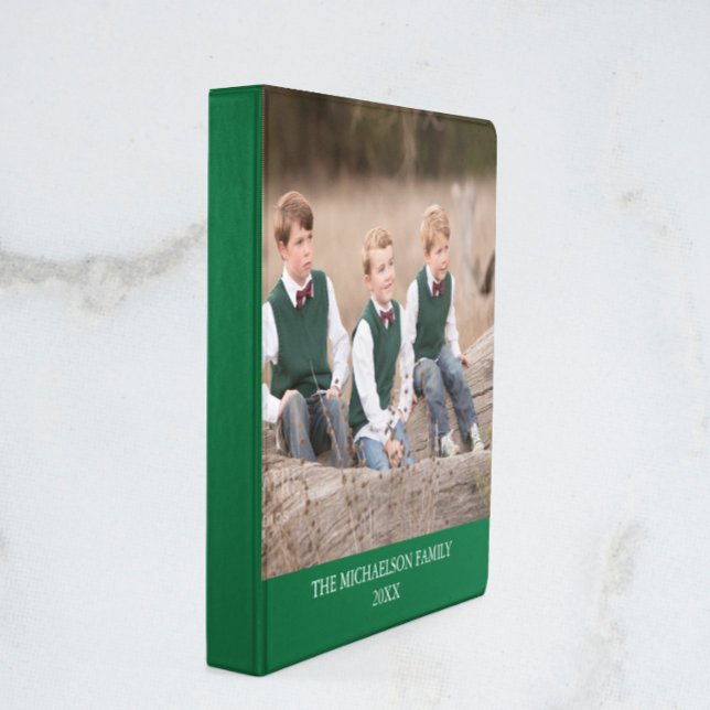 Family Photo Personalized Album 3 Ring Binder (Creator Uploaded)