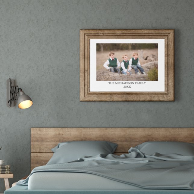 Family Photo Personalized Canvas Print (Creator Uploaded)