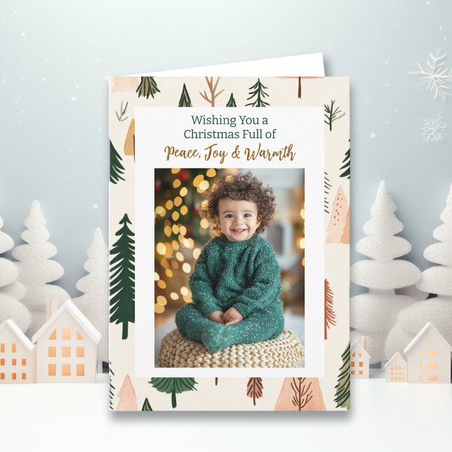 Family Photo  | Personalized Christmas Tree Card (Creator Uploaded)