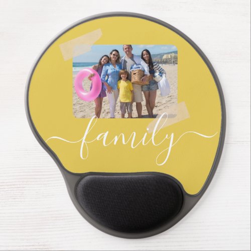 Family Photo Personalized Custom Gel Mouse Pad