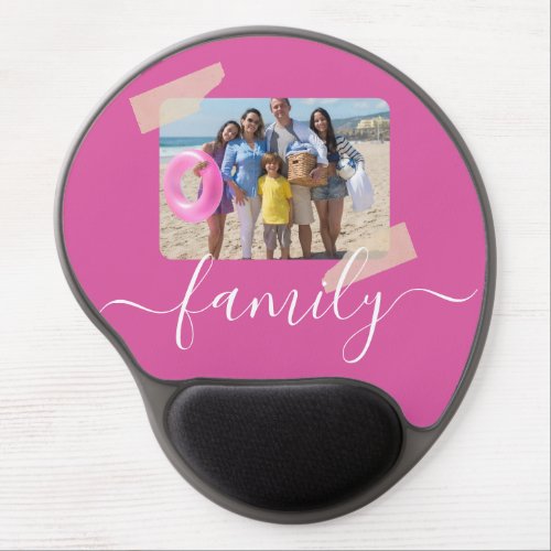 Family Photo Personalized Custom Gel Mouse Pad