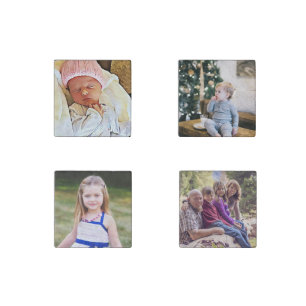 Family Photo Personalized Magnet Set