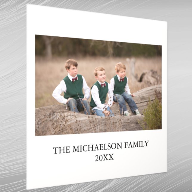 Family Photo Personalized Peel And Stick Photo Tile (Creator Uploaded)