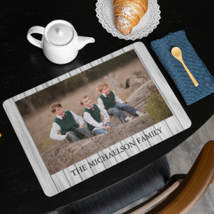 Family Photo Personalized Placemat