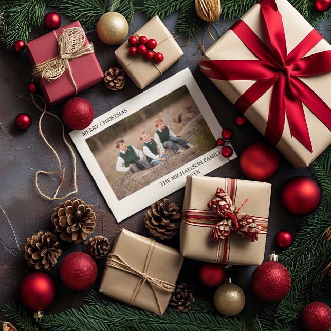 Family Photo Personalized Postcard (Creator Uploaded)