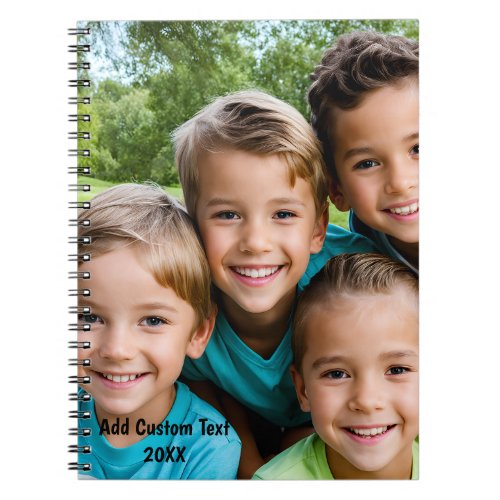 Family photo personlized  notebook