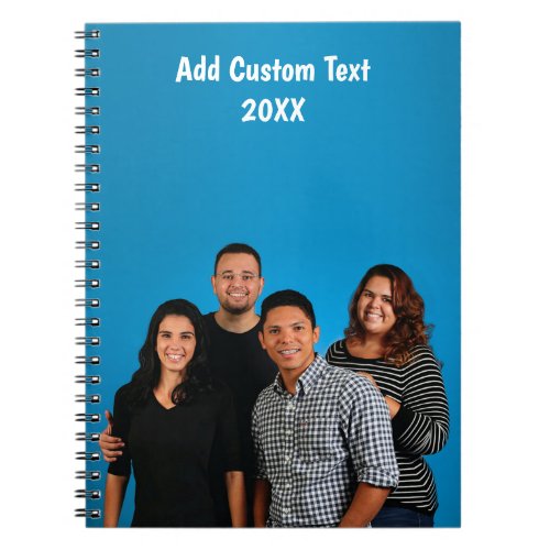 Family photo personlized team sport  notebook