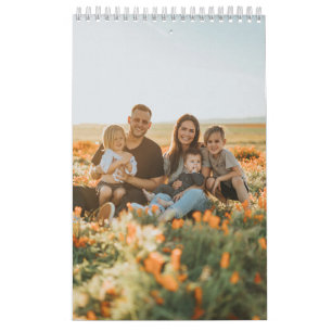 Family Photo Pictures 2027 Calendar 12 Month